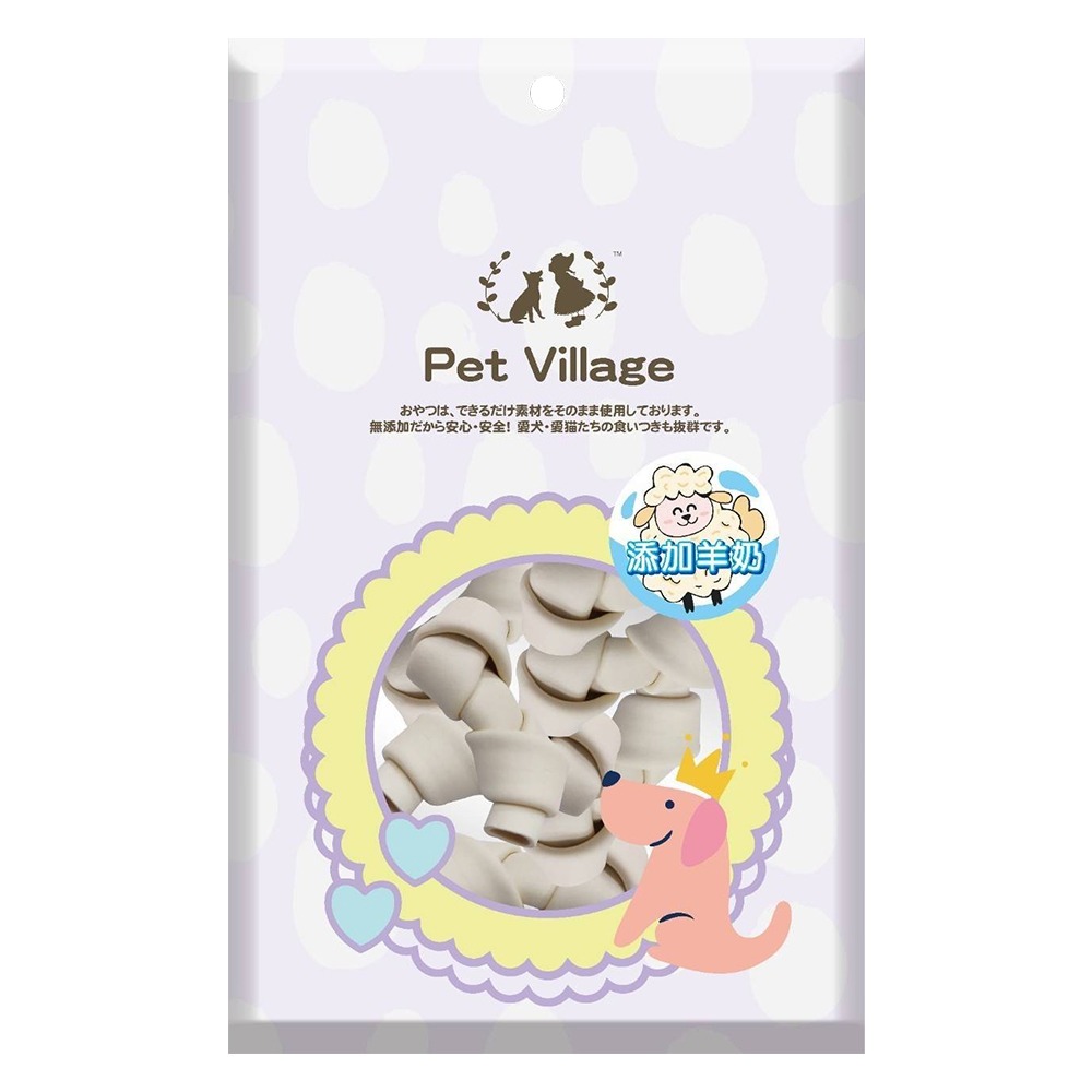 【旺生活】Pet Village 羊奶犬用潔牙系列 狗潔牙骨 寵物潔牙骨 狗潔牙 狗零食 犬零食-規格圖7