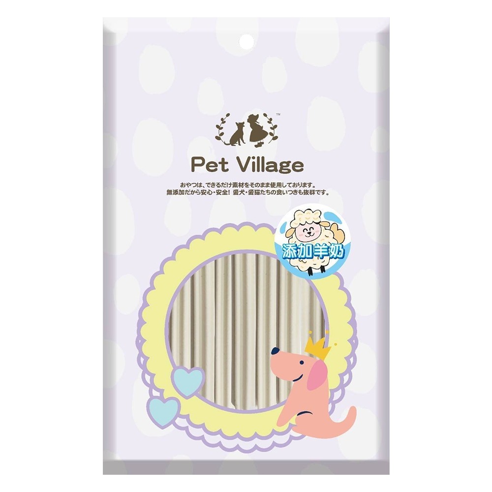 【旺生活】Pet Village 羊奶犬用潔牙系列 狗潔牙骨 寵物潔牙骨 狗潔牙 狗零食 犬零食-規格圖7