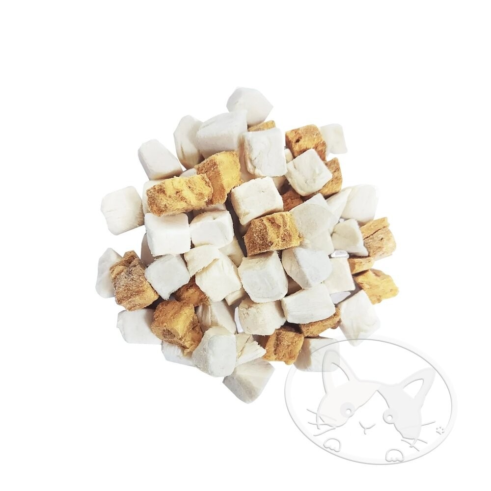 【旺生活】歐姆貓OMO 海陸原肉凍乾粒 貓零食 貓點心 貓草零食 貓凍乾 貓草凍乾 貓咪零食-細節圖9