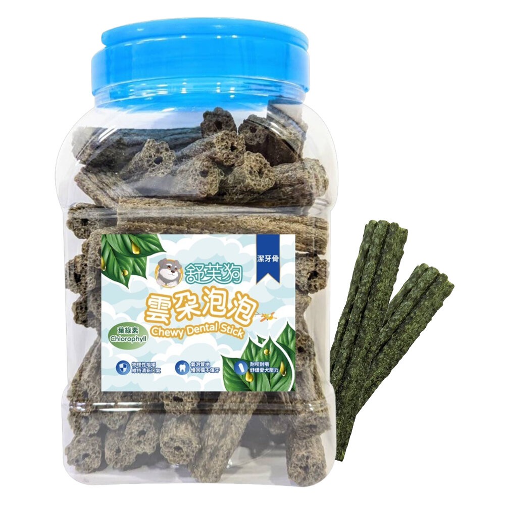 【旺生活】舒芙狗 雲朵泡泡潔牙骨 500g/罐裝 狗零食 耐嚼零食 泡泡潔牙骨 狗潔牙骨 狗潔牙-規格圖6