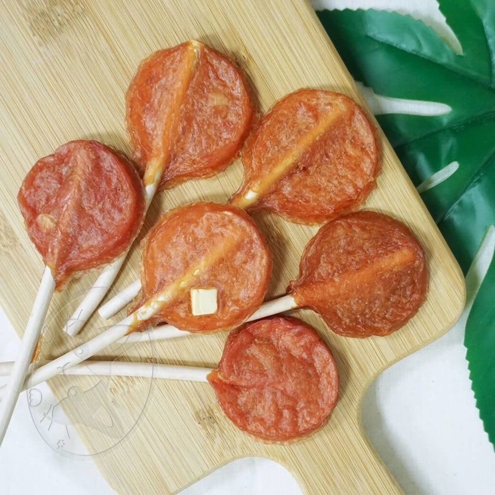 【旺生活】愛的獎勵棒棒糖 30入/袋裝 牛奶骨棒棒糖 棒棒糖 狗棒棒糖 牛皮骨棒棒糖 狗零食-細節圖5