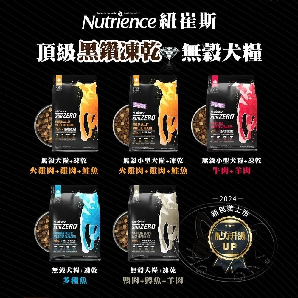 【旺生活】紐崔斯 Nutrience 黑鑽頂級無穀凍乾犬糧 10KG 凍乾飼料 狗飼料 狗糧 黑鑽狗飼料-細節圖6