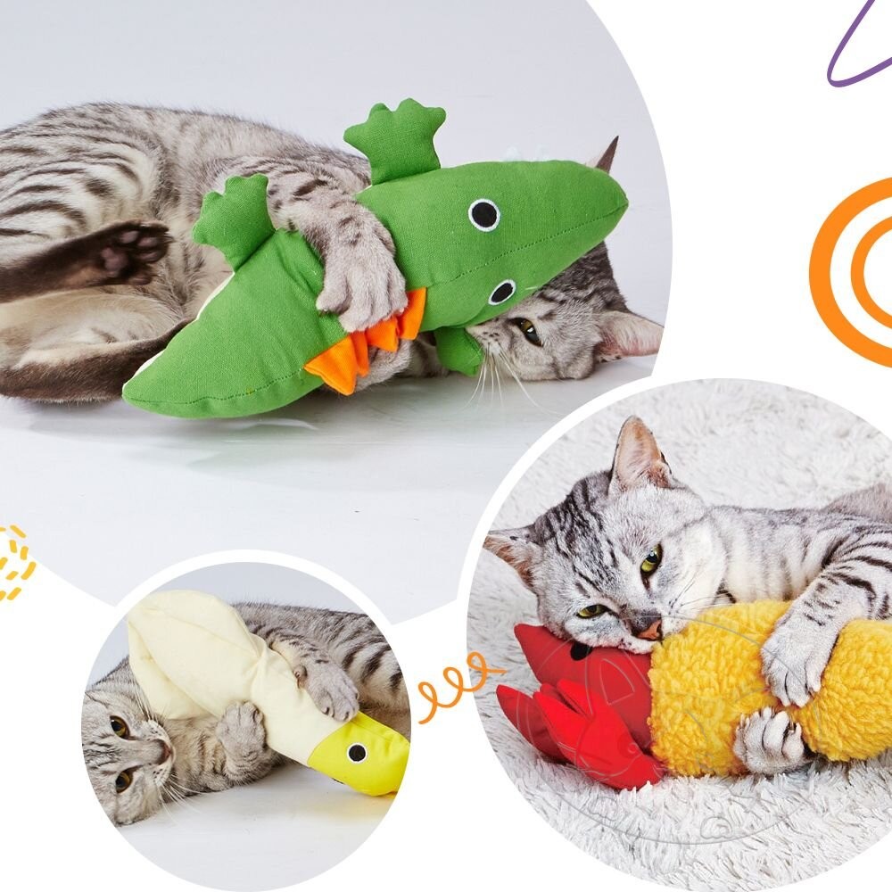 【旺生活】日本 Petio 貓咪踢踢啃咬玩具 木天蓼 木天蓼玩具 貓草玩具 貓玩具 啃咬玩具-細節圖9