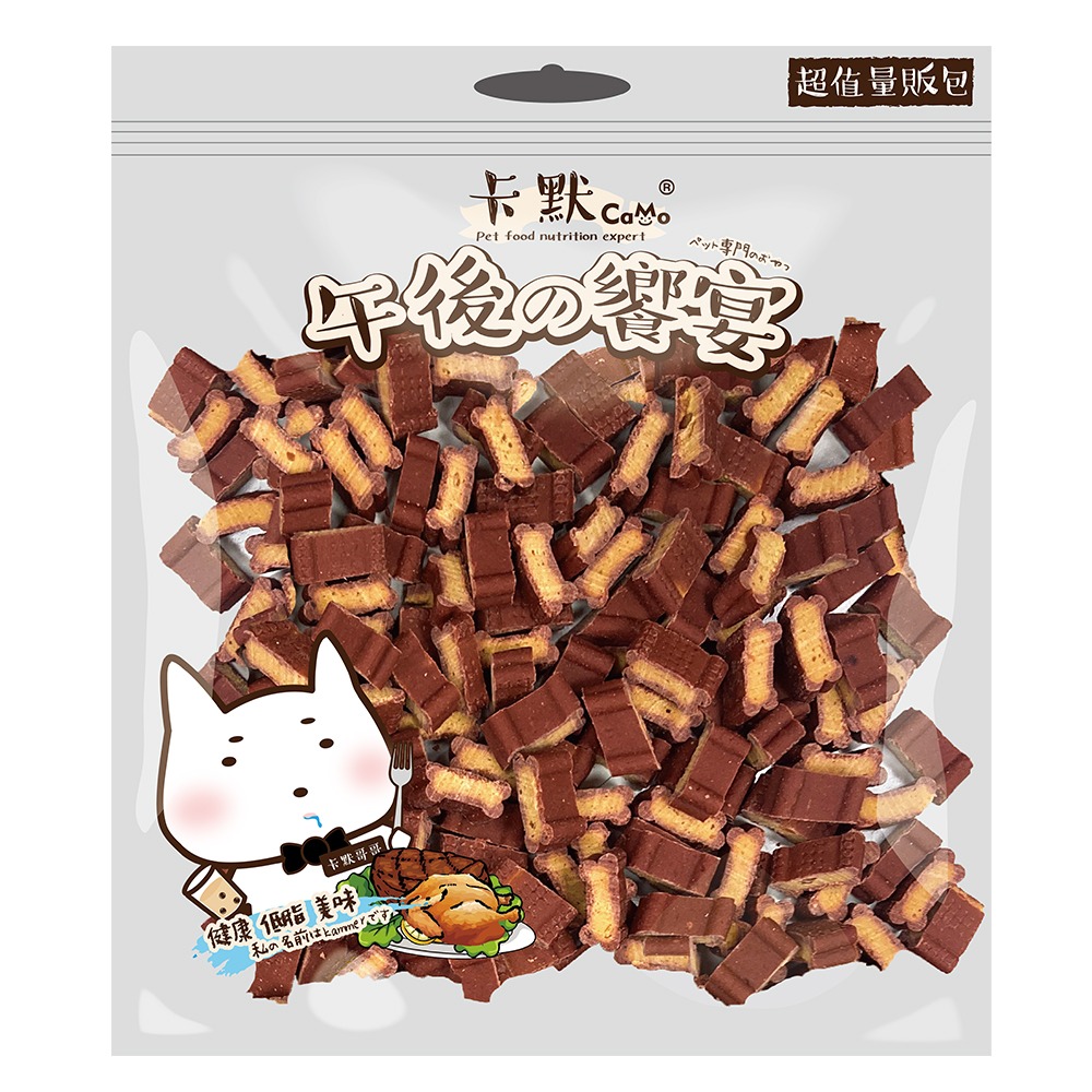 【旺生活】CAMO卡默 午後的饗宴 超值量販包 裏肉量販包 多種口味 台灣製 犬用零食 狗零食 犬點心-規格圖4