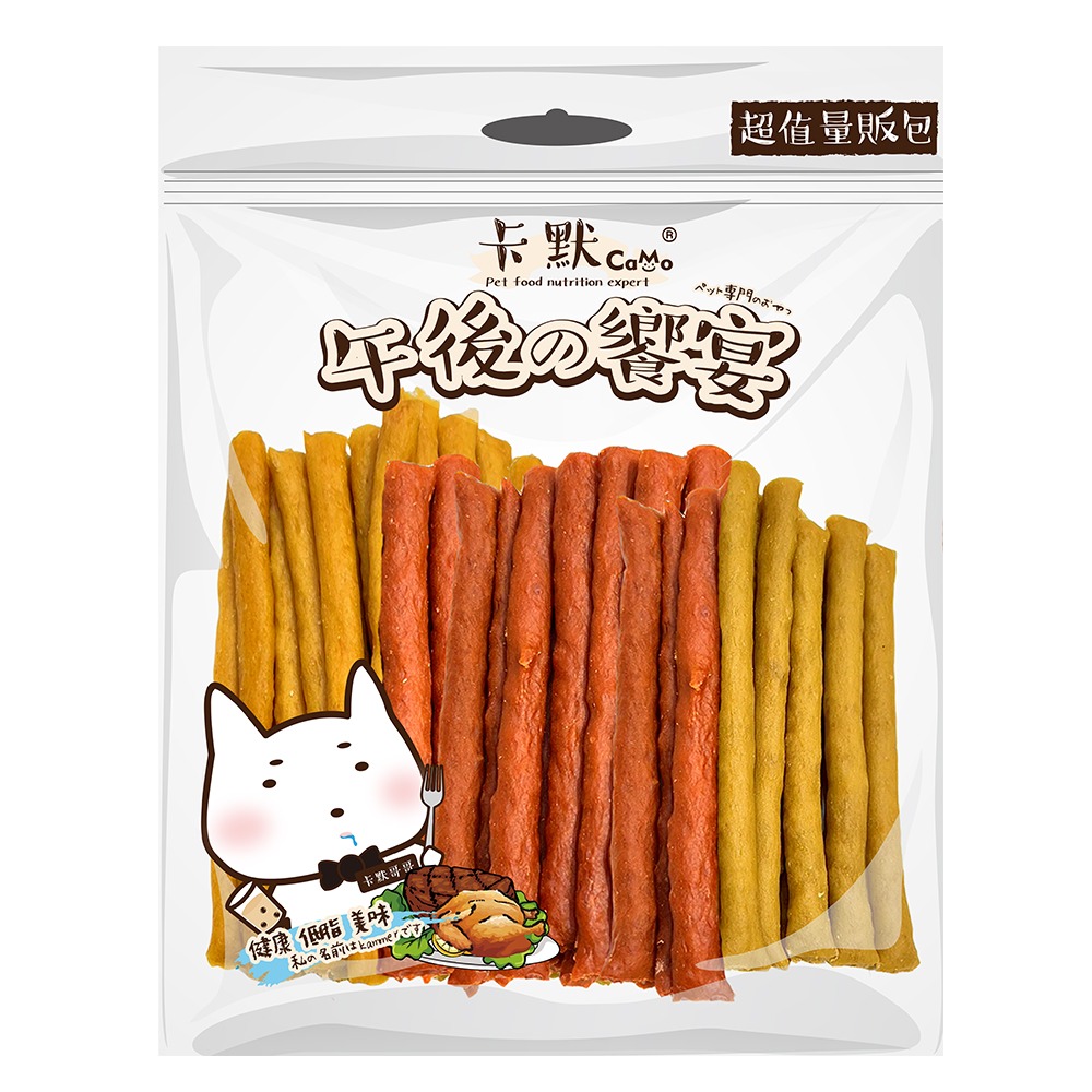 【旺生活】CAMO卡默 午後的饗宴 超值量販包 裏肉量販包 多種口味 台灣製 犬用零食 狗零食 犬點心-規格圖4