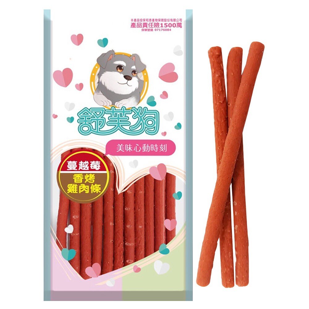 【旺生活】舒芙狗 雞肉條 軟性狗零食 雞肉 起司 鮭魚 狗肉條 老犬 狗狗 訓練零食 點心 狗零食-規格圖7