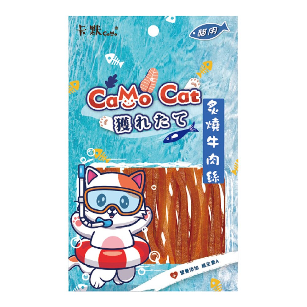 【旺生活】CAMO卡默 鮮美海陸貓咪零食 貓零食 貓獎勵 貓咪點心 貓點心 貓肉條 貓肉乾 貓肉丁-規格圖3