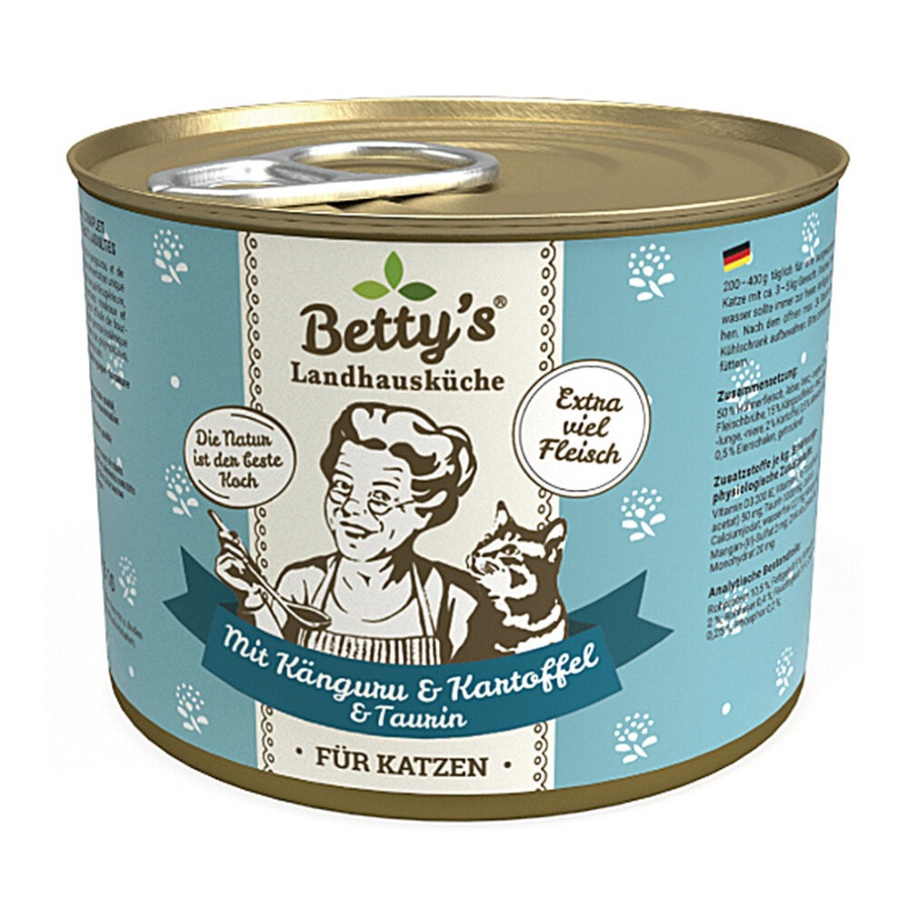 【旺生活】Betty’s 蓓蒂奶奶 貓咪無穀主食罐 6入/整箱 貓主食罐 200g 400g 貓罐-規格圖10