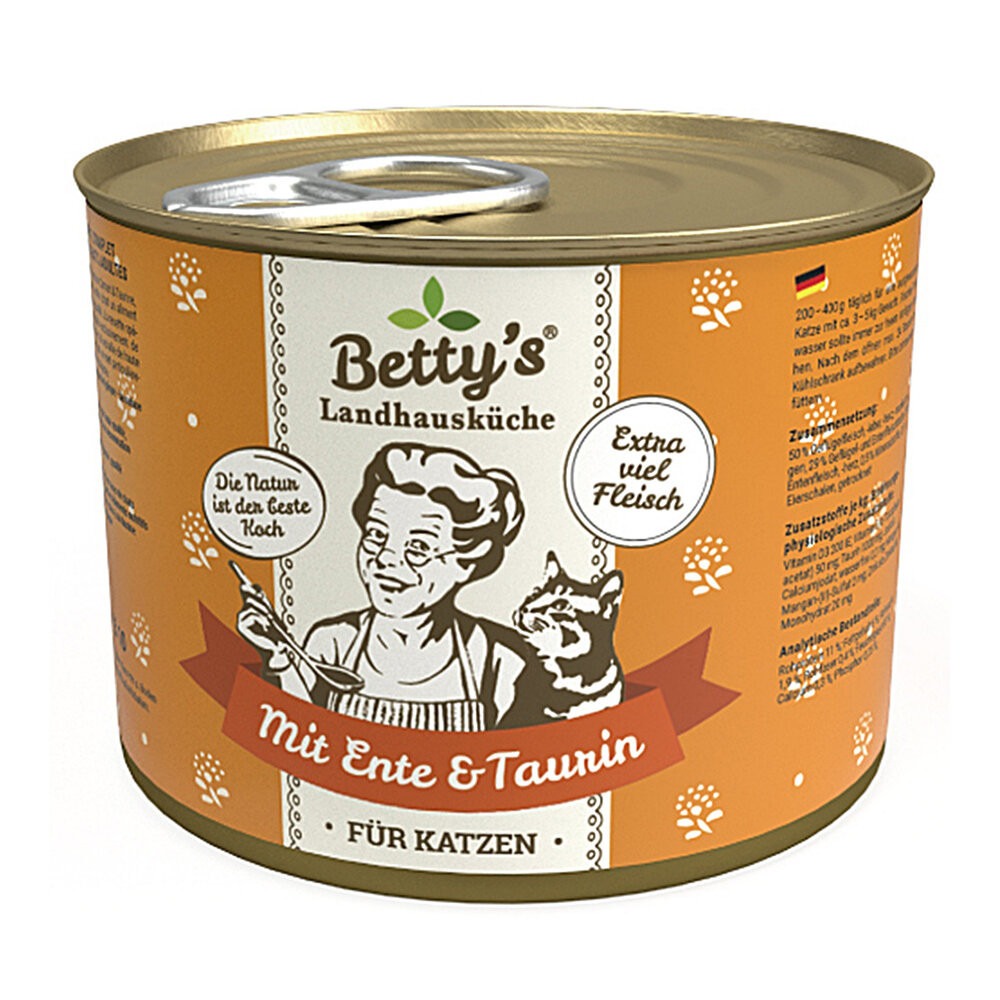 【旺生活】Betty’s 蓓蒂奶奶 貓咪無穀主食罐 6入/整箱 貓主食罐 200g 400g 貓罐-規格圖10