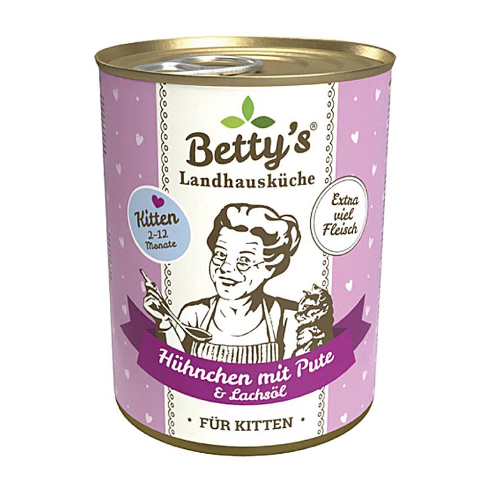 【旺生活】Betty’s 蓓蒂奶奶 貓咪無穀主食罐 6入/整箱 貓主食罐 200g 400g 貓罐-規格圖10