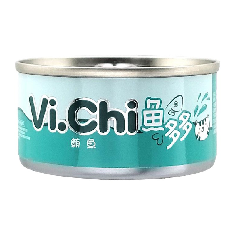 【旺生活】Vi.chi  維齊 魚多多點心貓罐 80G 24入/箱 貓罐頭 點心罐 挑嘴貓 貓罐-規格圖11