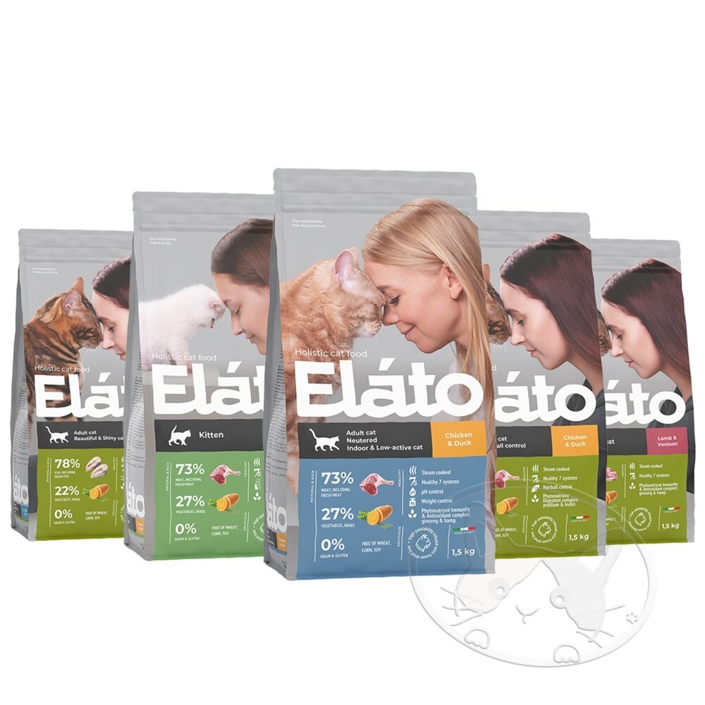【旺生活】Elato 杜莎 天然無榖貓糧 1.5KG 貓乾糧 成貓 低敏配方 貓飼料 無穀貓飼料-細節圖2