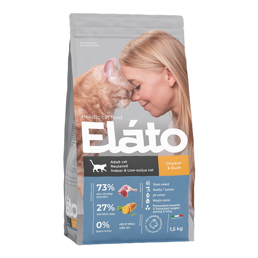 【旺生活】Elato 杜莎 天然無榖貓糧 1.5KG 貓乾糧 成貓 低敏配方 貓飼料 無穀貓飼料-規格圖10