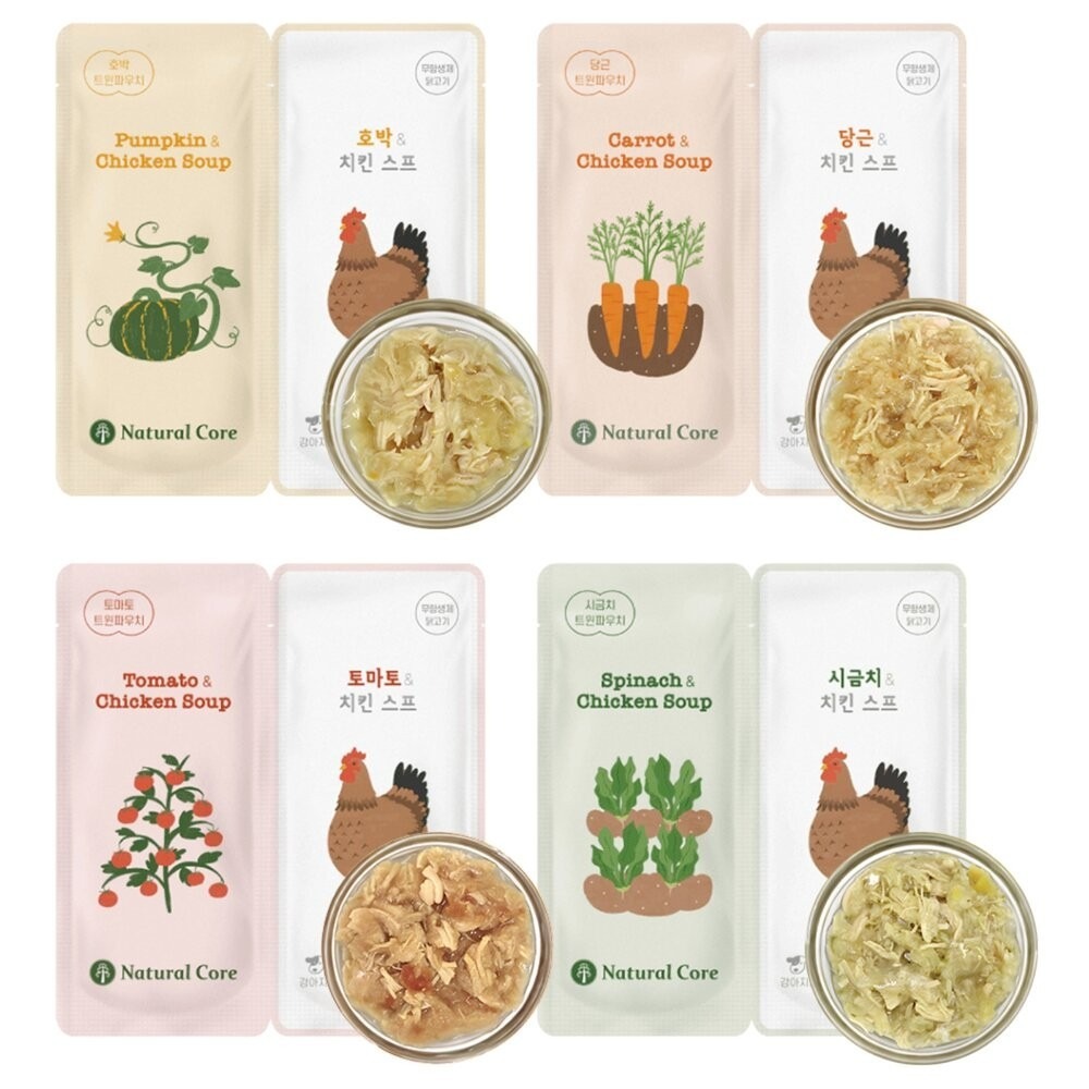 【旺生活】NATURAL CORE 自然核心 狗狗營養湯雙袋 40gx2入 犬餐包 狗餐包 狗補水-細節圖2