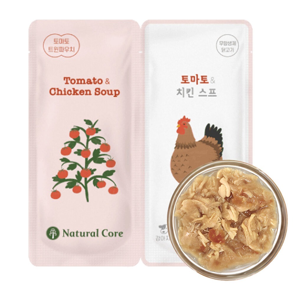 【旺生活】NATURAL CORE 自然核心 狗狗營養湯雙袋 40gx2入 犬餐包 狗餐包 狗補水-規格圖9