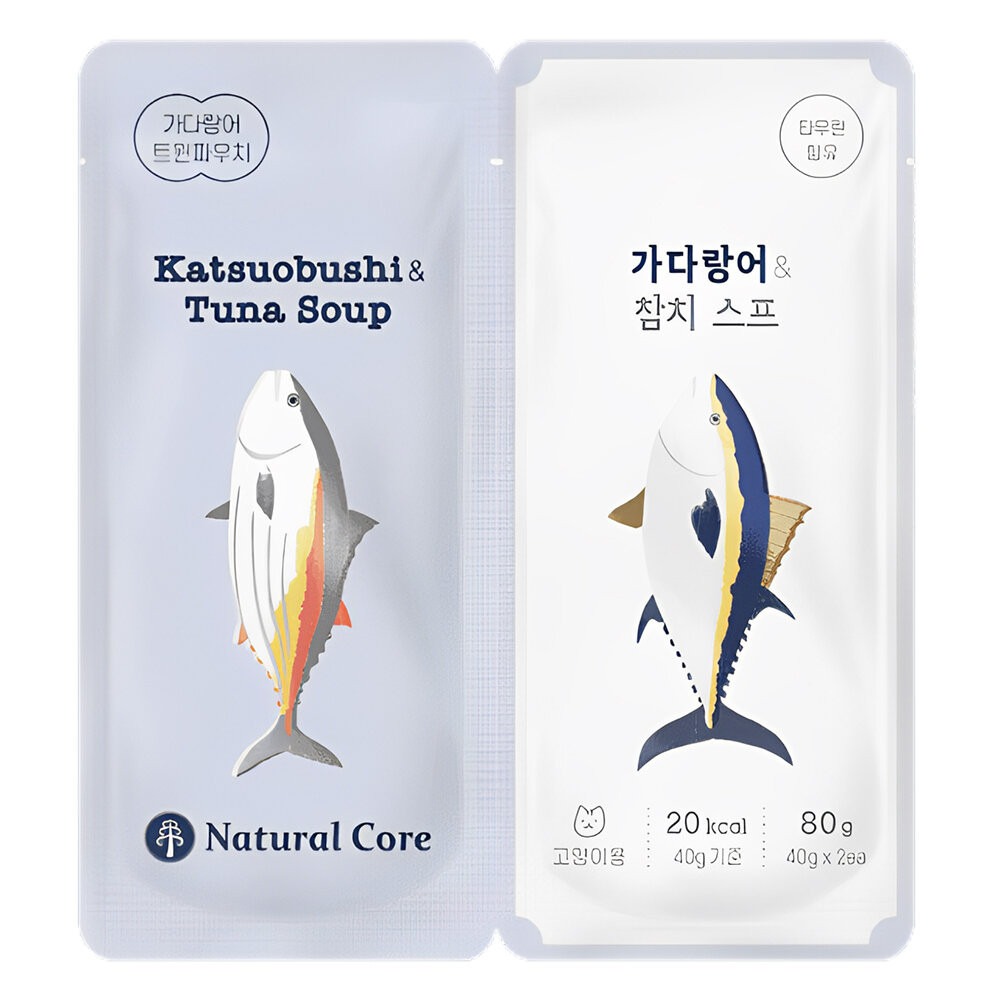 【旺生活】NATURAL CORE 自然核心 貓咪營養湯雙袋 40gx2入 貓餐包 貓湯包 貓補水-規格圖9