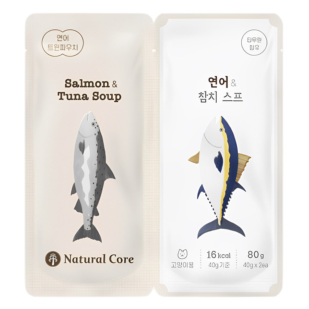 【旺生活】NATURAL CORE 自然核心 貓咪營養湯雙袋 40gx2入 貓餐包 貓湯包 貓補水-規格圖9