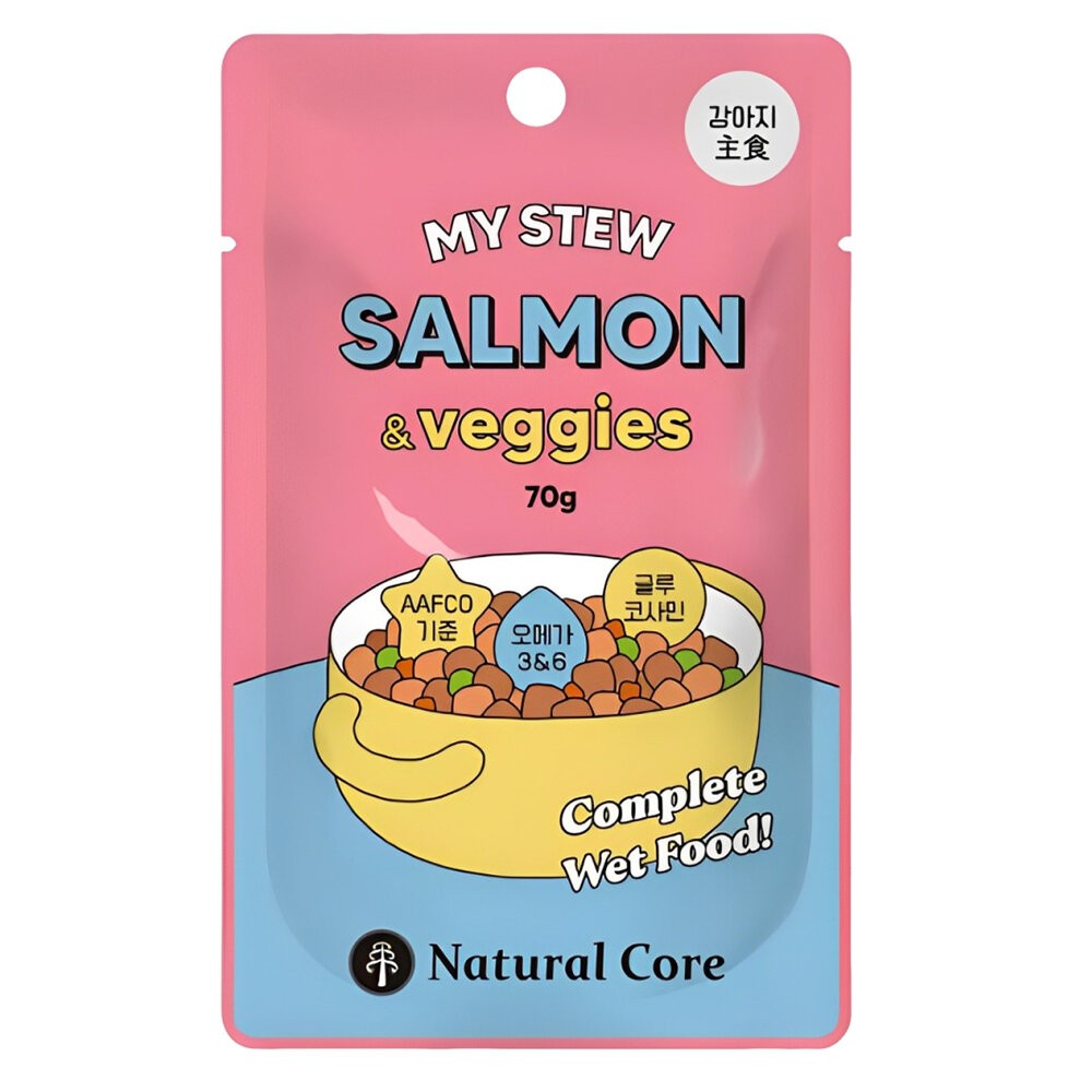 【旺生活】韓國 NATURAL CORE 自然核心 我的燉菜主食系列 70g 狗餐包 犬餐包 狗主食-規格圖11