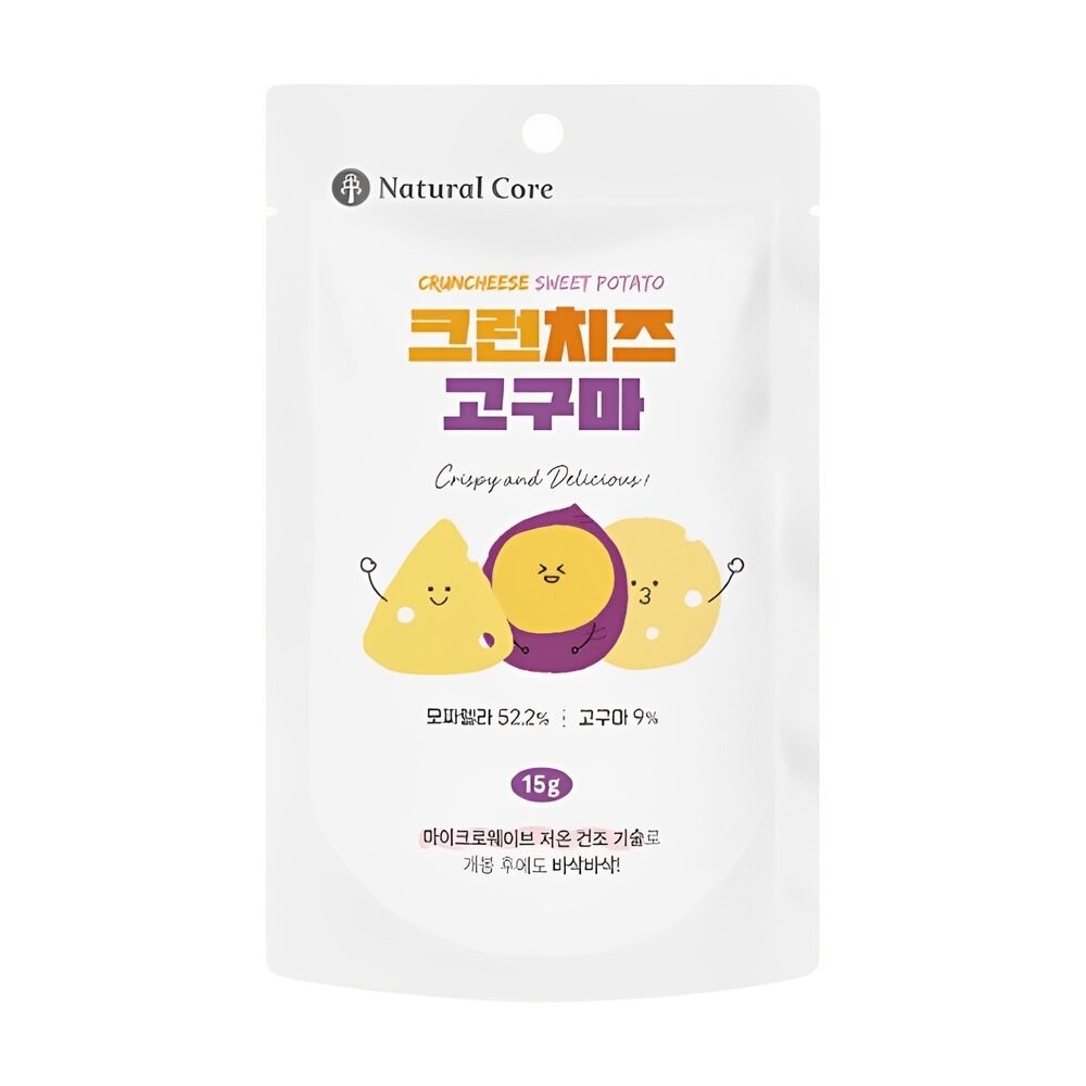 【旺生活】韓國 NATURAL CORE 自然核心 起司捲心餅乾 狗零食 狗起司 狗餅乾-規格圖11