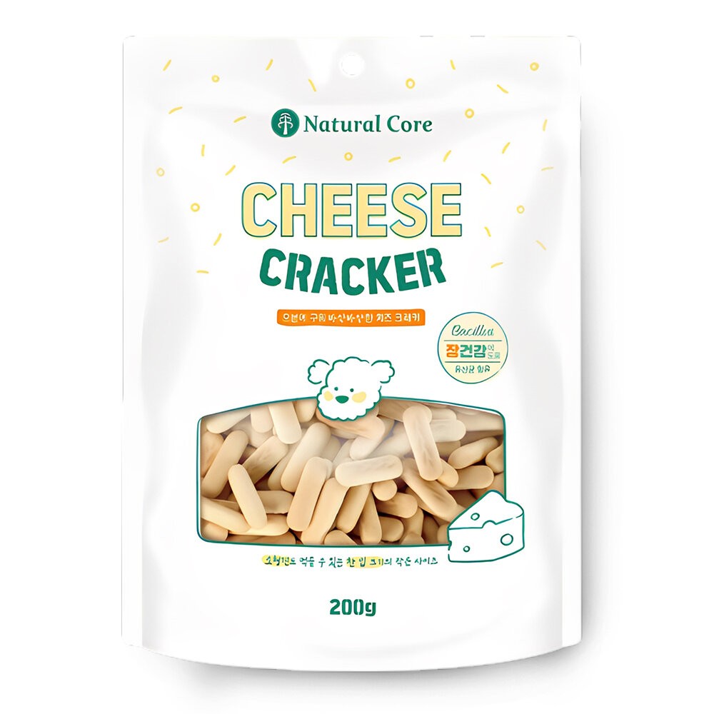 【旺生活】韓國 NATURAL CORE 自然核心 乳酸菌餅乾棒 200g 狗零食 狗餅乾 寵物餅乾-規格圖11