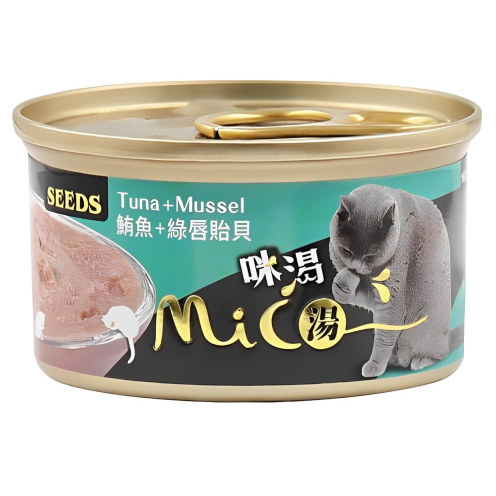 【旺生活】Mico 咪渴機能貓湯罐 85g 24入/箱 惜時 Seeds 貓罐頭 副食罐 補水罐 貓罐-規格圖11