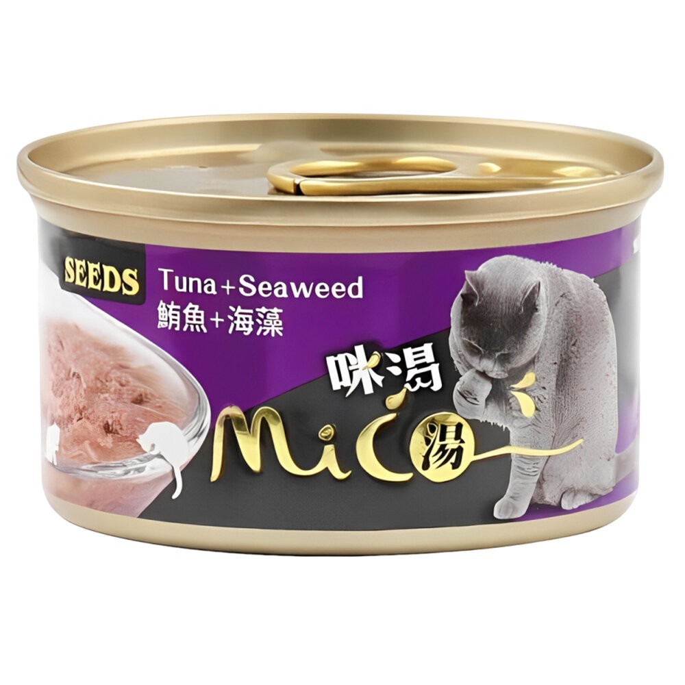 【旺生活】Mico 咪渴機能貓湯罐 85g 24入/箱 惜時 Seeds 貓罐頭 副食罐 補水罐 貓罐-規格圖11