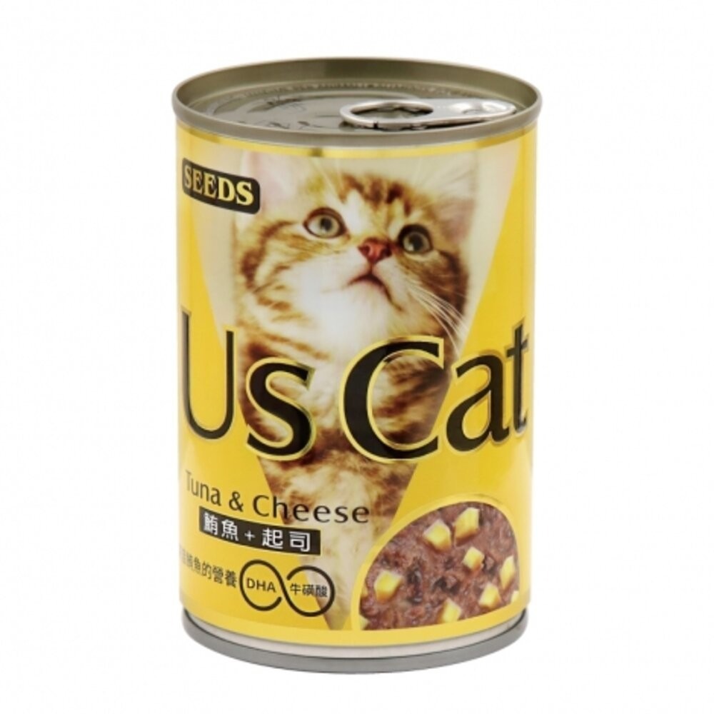 【旺生活】US CAT愛貓餐罐400g SEEDS 貓罐頭 機能餐罐 大份量餐罐 貓餐罐 貓罐-規格圖9