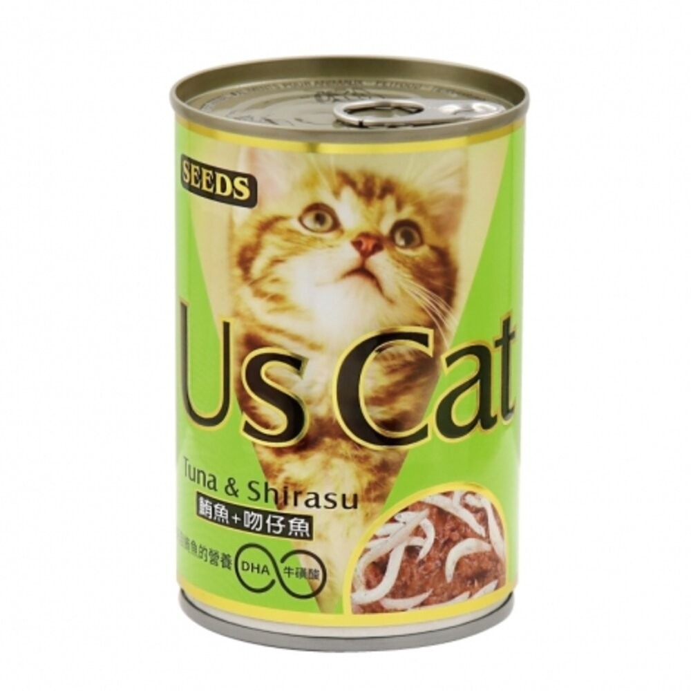 【旺生活】US CAT愛貓餐罐400g SEEDS 貓罐頭 機能餐罐 大份量餐罐 貓餐罐 貓罐-規格圖9