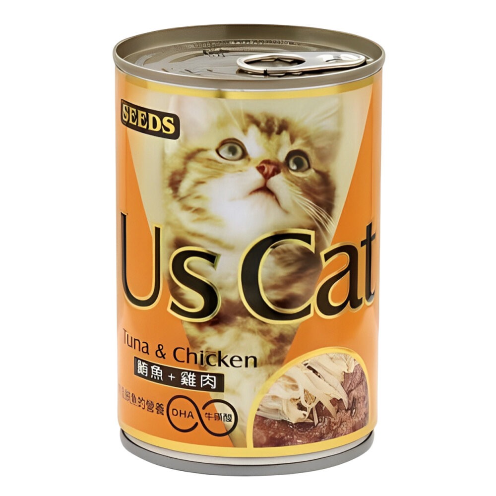 【旺生活】US CAT愛貓餐罐400g 12入/半箱 SEEDS 貓罐頭 機能餐罐 大份量餐罐 貓餐罐-規格圖9