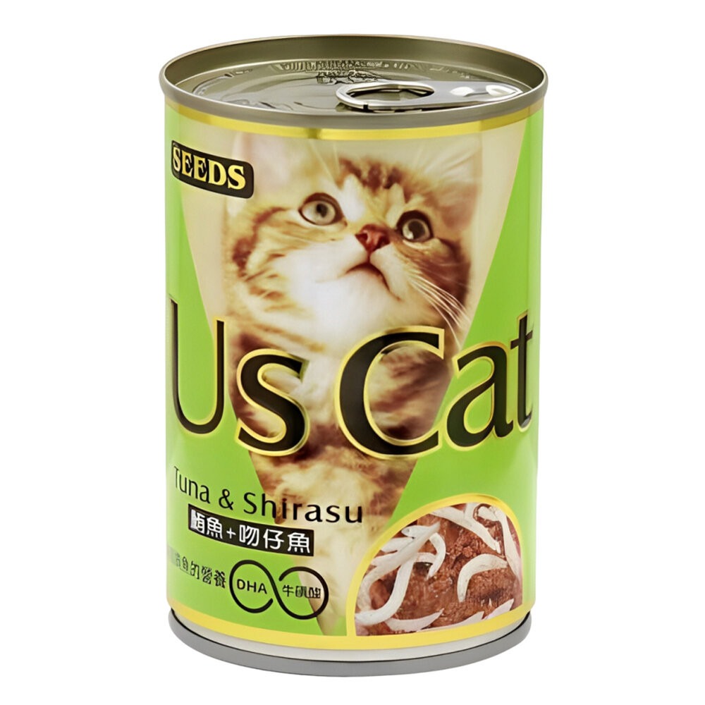 【旺生活】US CAT愛貓餐罐400g 12入/半箱 SEEDS 貓罐頭 機能餐罐 大份量餐罐 貓餐罐-規格圖9