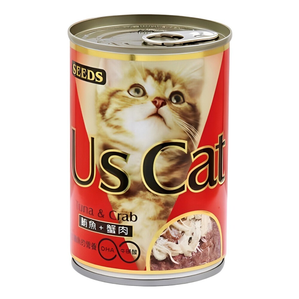 【旺生活】US CAT愛貓餐罐400g 24入/箱 SEEDS 貓罐頭 機能餐罐 大份量餐罐 貓餐罐-規格圖9