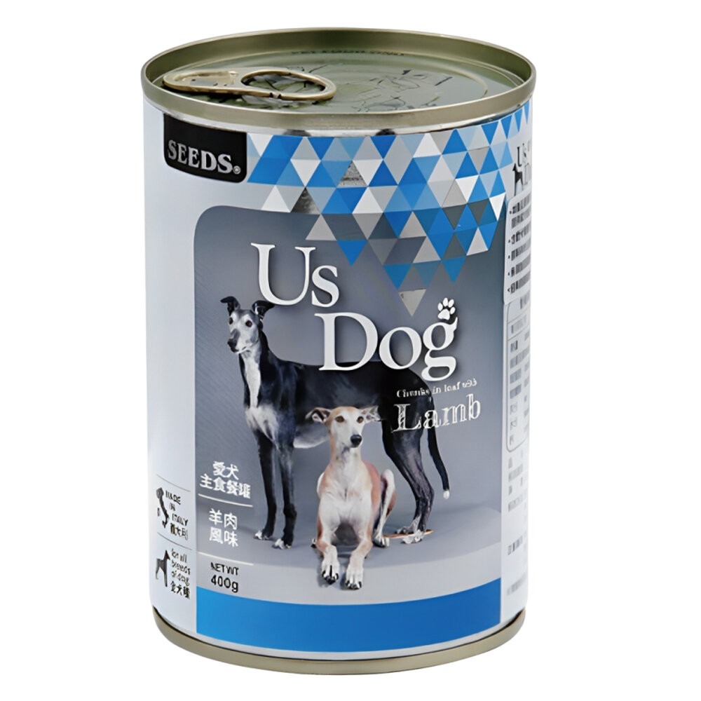 【旺生活】SEEDS惜時 UsDog 義大利犬主食罐 400g 12入/箱 犬罐 狗罐頭 大狗罐 狗主食-規格圖9