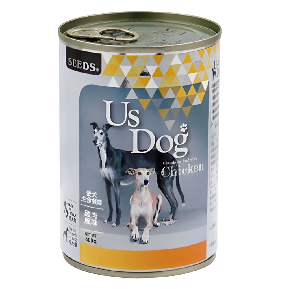 【旺生活】SEEDS惜時 UsDog 義大利犬主食罐 400g 12入/箱 犬罐 狗罐頭 大狗罐 狗主食-規格圖9
