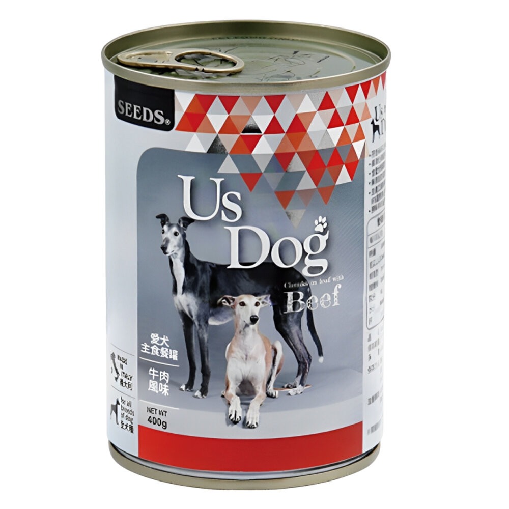 【旺生活】SEEDS惜時 UsDog 義大利犬主食罐 400g 12入/箱 犬罐 狗罐頭 大狗罐 狗主食-規格圖9