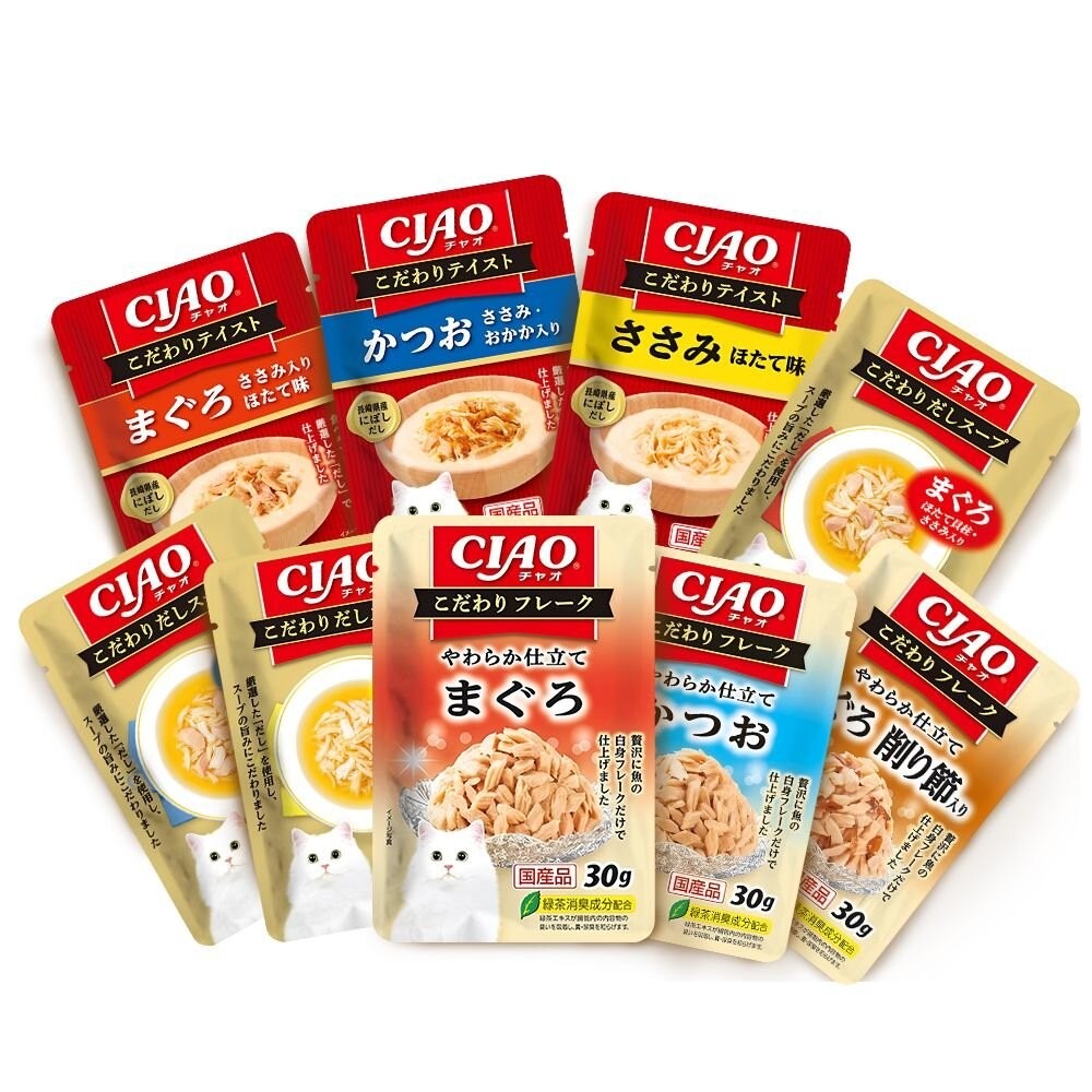 【旺生活】CIAO啾嚕 極緻餐包系列 CIAO 餐包 30g 寵物餐包 貓咪餐包 貓餐包 貓罐-細節圖2