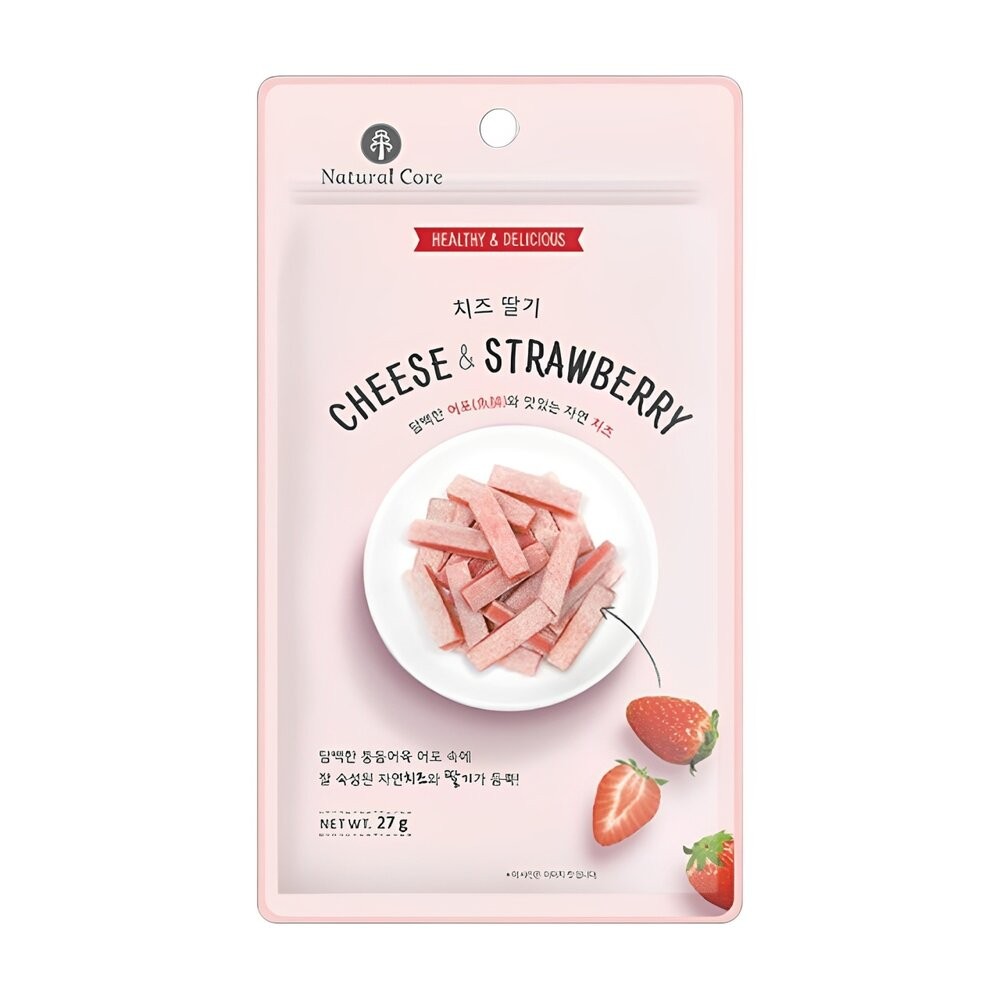 【旺生活】韓國 NATURAL CORE 自然核心 夾心起司條 23g 狗零食 狗點心 狗起司 起司條-規格圖11