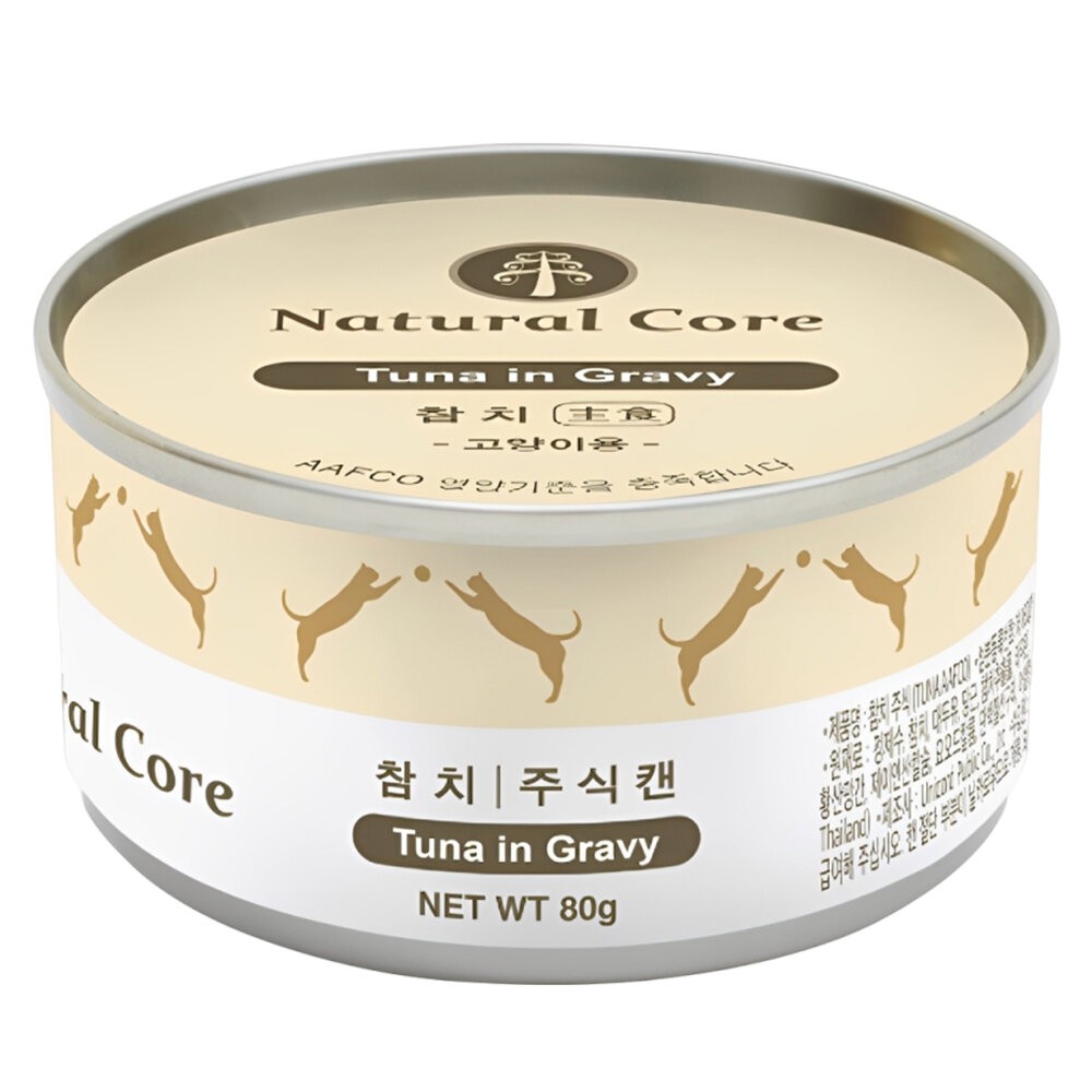 【旺生活】韓國 NATURAL CORE 自然核心 肉汁高湯主食罐 80g 貓罐頭 貓主食罐 雞肉 鮪魚 貓罐-規格圖11