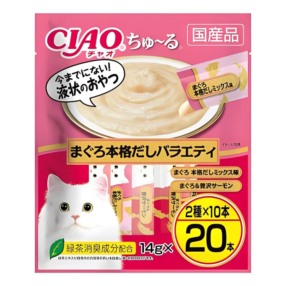 【旺生活】日本CIAO 啾嚕貓肉泥20入 貓零食 貓肉泥 貓點心 貓食品  寵物點心 寵物肉泥-規格圖4