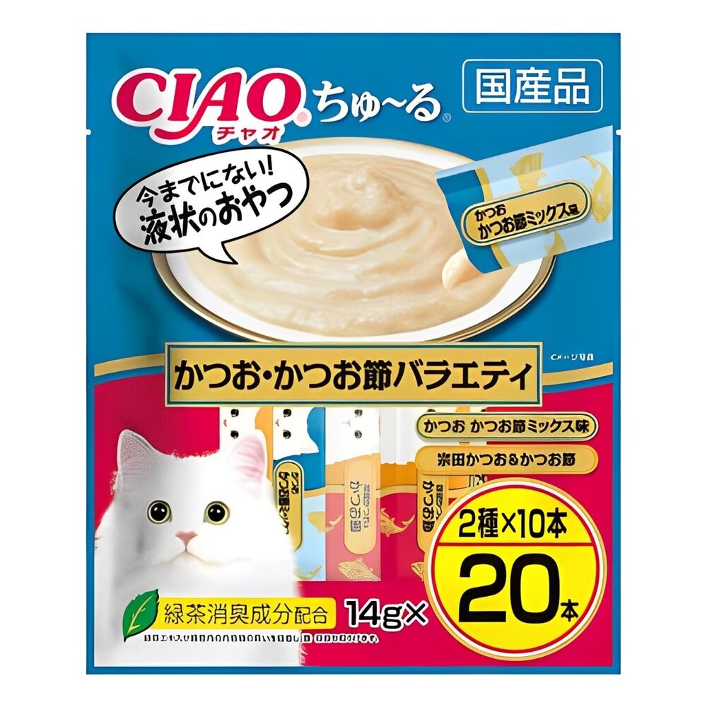 【旺生活】日本CIAO 啾嚕貓肉泥20入 貓零食 貓肉泥 貓點心 貓食品  寵物點心 寵物肉泥-規格圖4