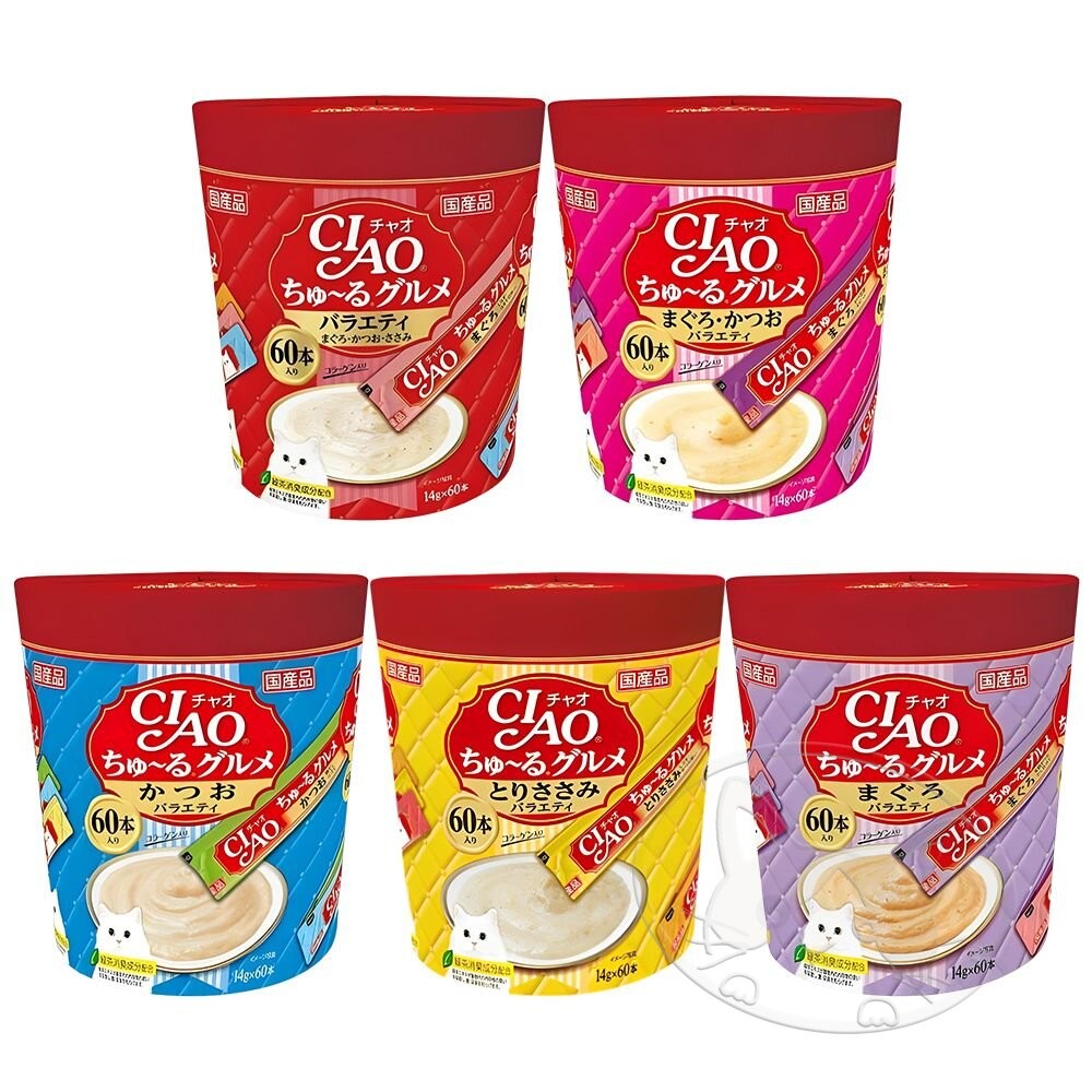 【旺生活】日本CIAO 啾嚕貓肉泥60入 貓零食 貓肉泥 貓點心 貓食品  寵物點心 寵物肉泥-細節圖2