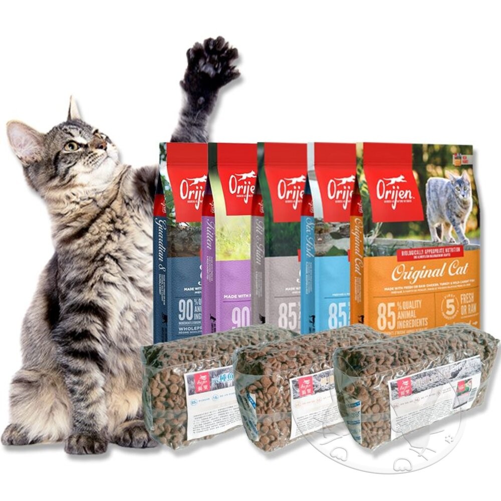 【旺生活】歐睿健 Orijen 極緻饗宴 無穀貓糧 多種口味可選 分裝包600g 貓飼料 貓糧-細節圖2