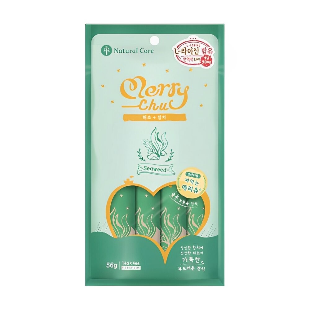 【旺生活】韓國 NATURAL CORE 自然核心 Merrychu離胺酸肉泥 保健肉泥 貓肉泥 肉泥-規格圖11