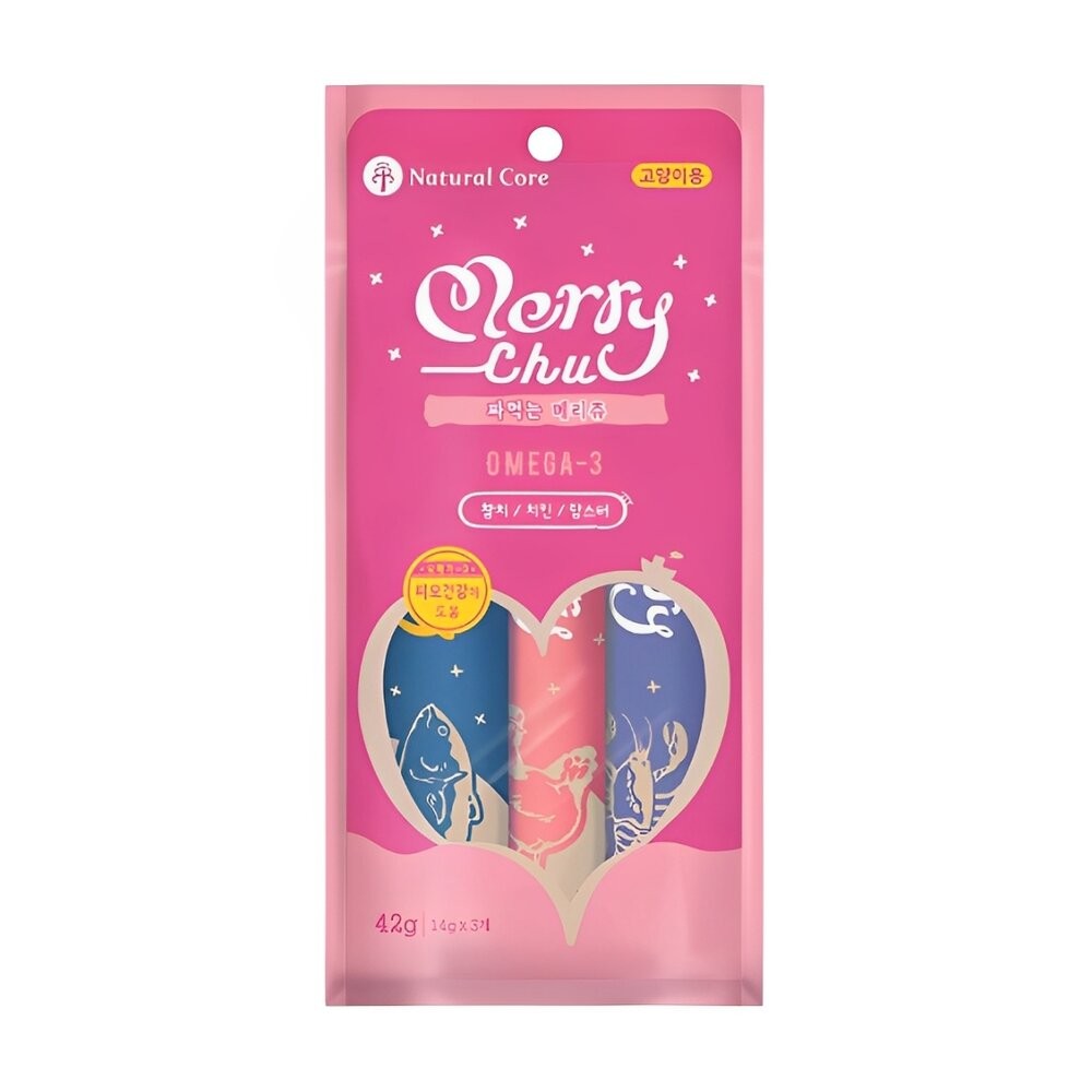 【旺生活】韓國 NATURAL CORE 自然核心 Merrychu離胺酸肉泥 保健肉泥 貓肉泥 肉泥-規格圖11