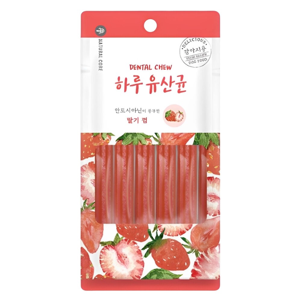 【旺生活】韓國 NATURAL CORE 自然核心 每日乳酸菌潔牙棒(3入6入) 狗零食 潔牙棒-規格圖11