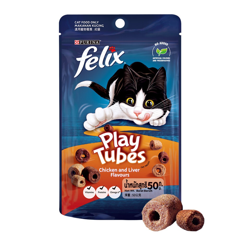 【旺生活】FELIX® 菲力貓 Play Tubes 香酥捲 50g 貓零食 餅乾 菲力貓 貓餅乾-規格圖10