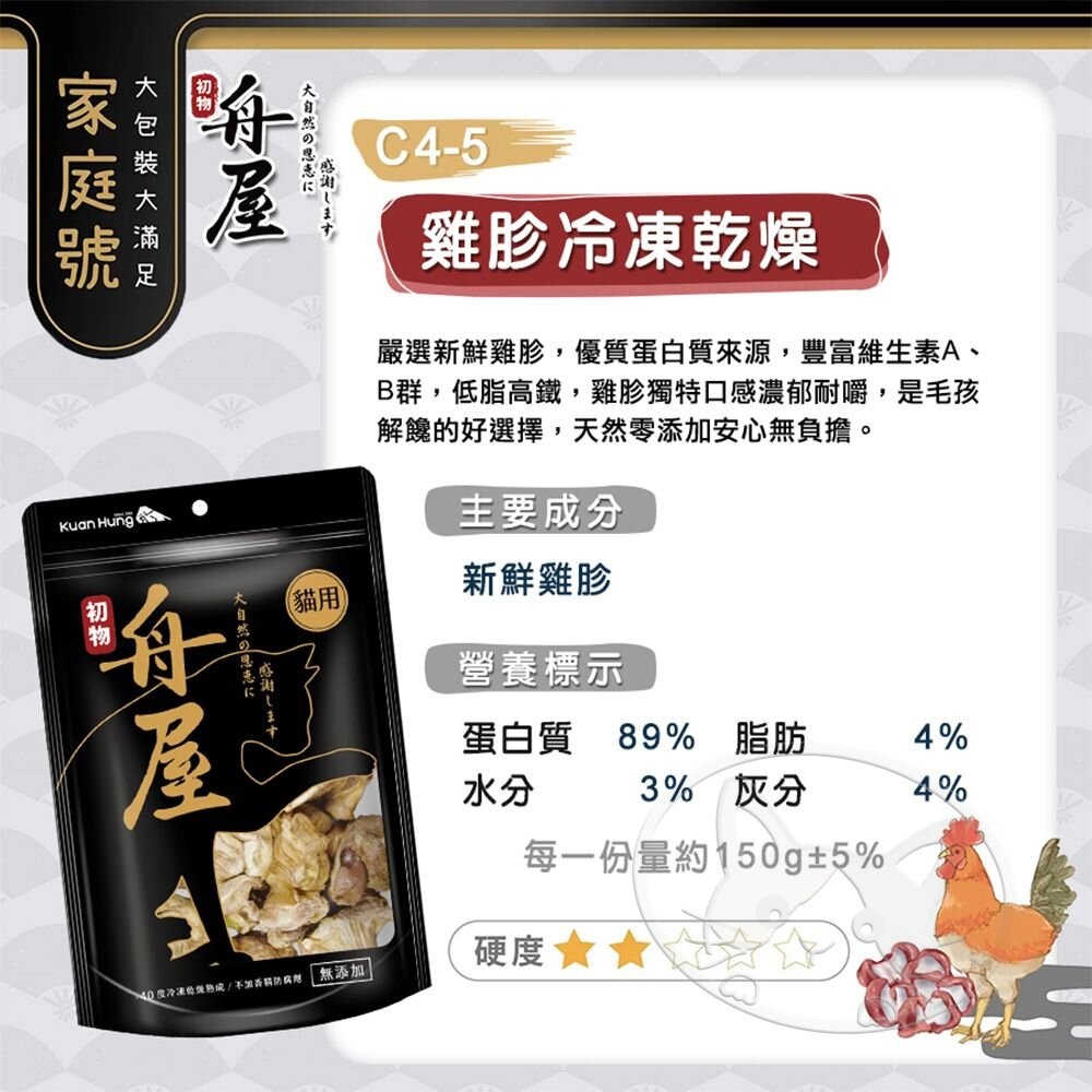 【旺生活】舟屋 貓用凍乾 貓零食 台灣製造 冷凍乾燥保留最原始的風味 營養豐富 高級美味享受-細節圖8