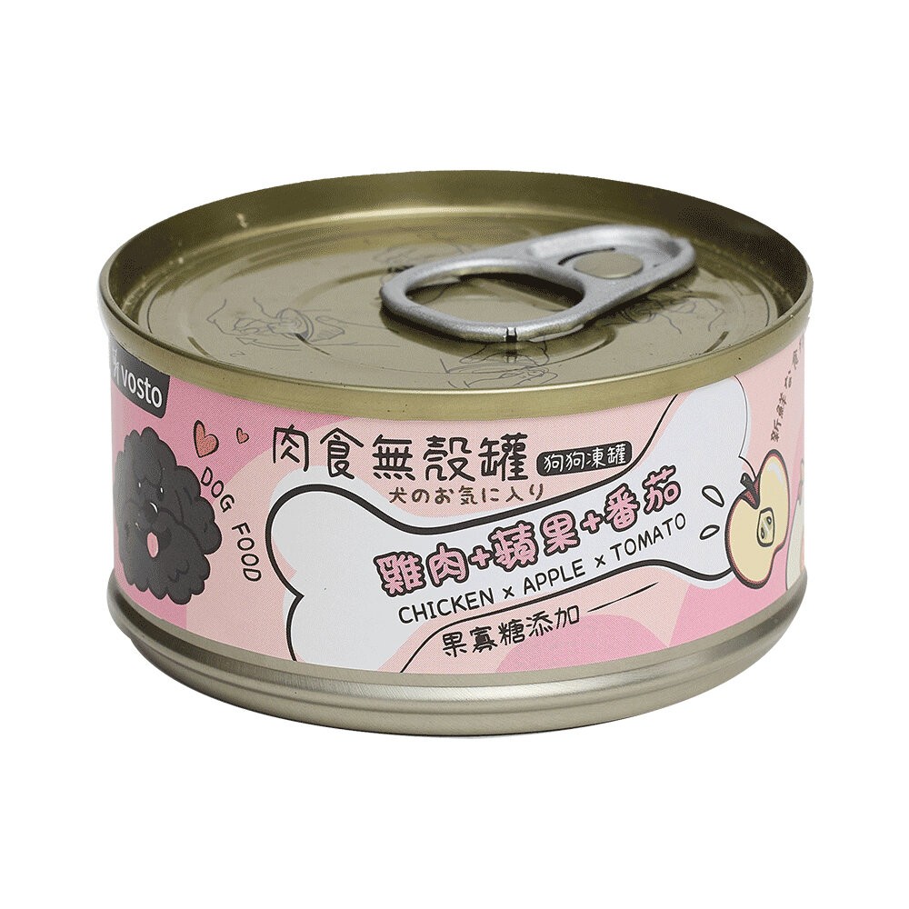 【旺生活】VOSTO 肉食無穀罐 狗罐 80G【整箱24入】 副食罐 寵物罐頭  無穀罐 寵物美食-規格圖8
