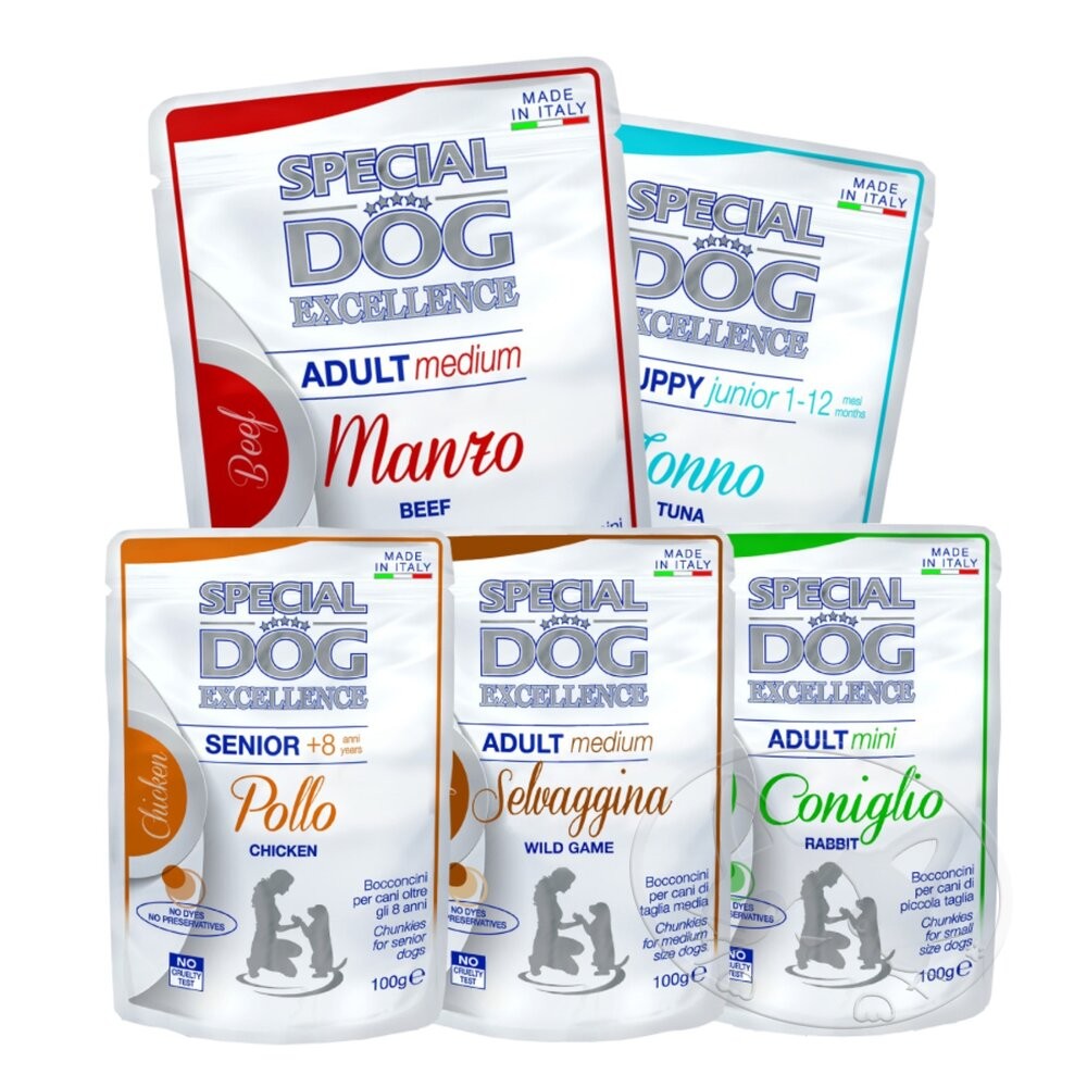 【旺生活】義大利 EXCELLENCE卓越無穀主食犬餐包丨100g丨 犬餐包 寵物食品-細節圖2