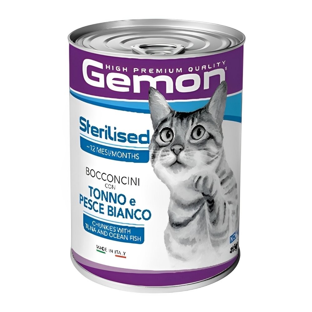 【旺生活】義大利 Gemon 啟蒙 主食貓餐罐 415g 罐 【12入】進口貓罐頭 啟蒙濕糧-規格圖9