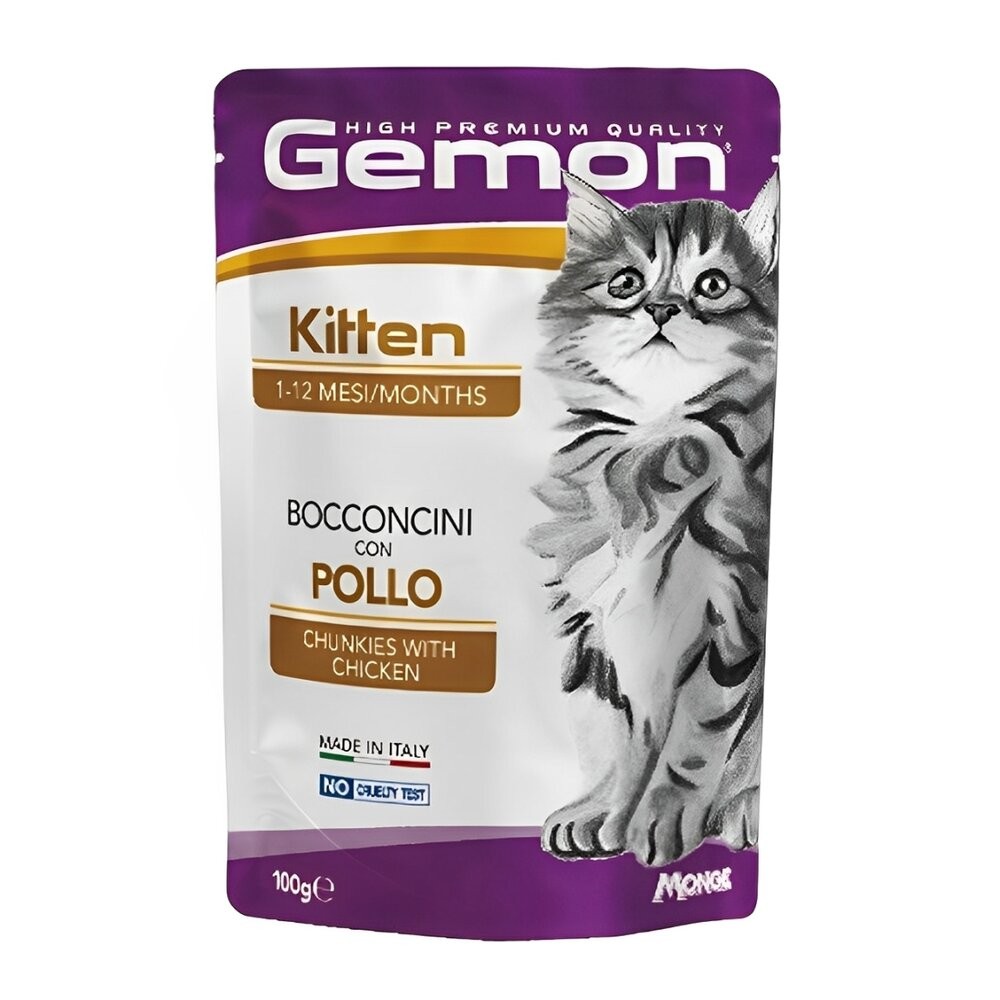 【旺生活】義大利 Gemon 啟蒙貓餐包 無穀主食貓餐包 【整箱24入】 100g 貓主食餐包-規格圖9